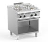 Dexion - Professional gas stove 4 égős 700x730x850 mm szabadonálló (LXFB77AXS)