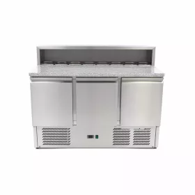   Mastercold - pizzapult 3 ajtós beépített feltéthűtővel, alsó aggregáttal