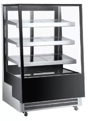 Mastercold - Süteményes hűtő egyenes üvegű, fűtött frontüveggel, br. 500 literes