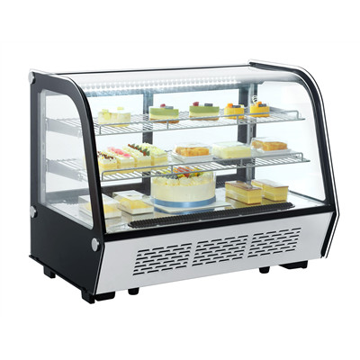 Mastercold - Tabletop Fridge, Refrigerated Display asztali hajlított üvegű 160 literes (VPR-160)