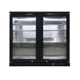   Mastercold - Bárhűtő 2 nyíló üvegajtós, 200 literes, fekete