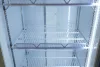 Mastercold - Üvegajtós hűtő megvilágított reklámfelülettel 400 liter fehér-fekete ajtóval