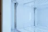 Mastercold - Üvegajtós hűtő megvilágított reklámfelülettel 400 liter fehér-fekete ajtóval