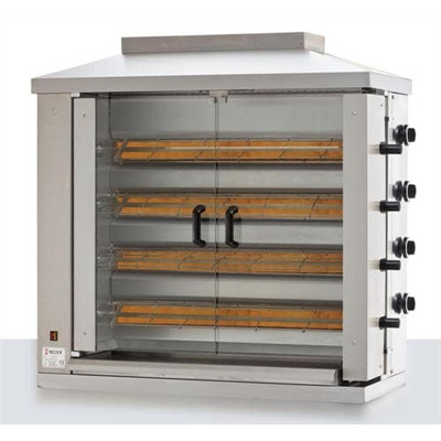 Meltem - Gas Rotisserie chicken cooker, 24 csirkés MR-4