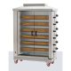 Meltem - Gas Rotisserie chicken cooker, 36 csirkés MR-6