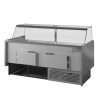 Tecnodom - Deli Counter, Refrigerated Counter egyenes üveggel MR 80/150