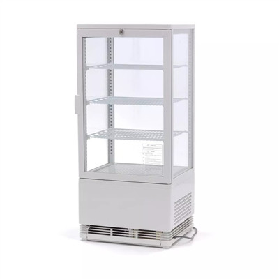 Tabletop Fridge, Refrigerated Display asztali 78 liter fehér