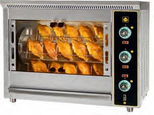 Sergas - Electric Rotisserie chicken cookers 24 csirkés - T24