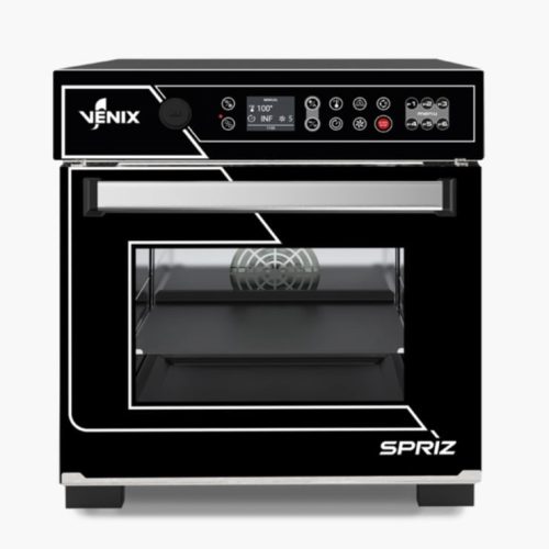 Venix - SPRÍZ High-speed sütő - digitális, pizza szettel (fekete)