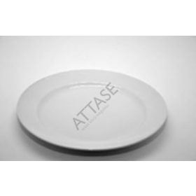 MENZA porcelán lapostányér 24cm super white