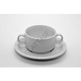 MENZA porcelán levescsésze 300cc super white